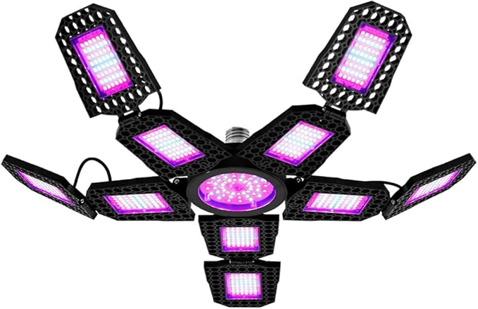 400W Deformable E27/ E26 Plant Cultivation Light LED Red Blue100-277V Full Spectrum Seeds Adjustable Panels Lamp 110V Greenhouse Tent Planting Box Red Blue Indoors Vegetable Flowers Fruits Lights