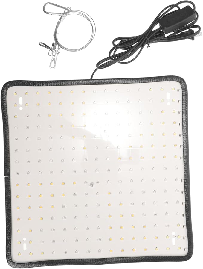 HEMOTON 225 LED Hanging Plant Grow Light Chain Full Indoor Plant Growth Lamp Ultra-Thin Design for Greenhouse and Bonsai Lighting
