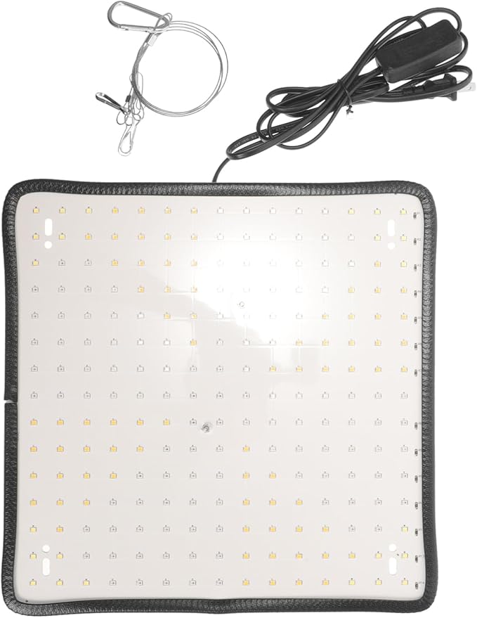 POPETPOP 1set Led Grow Light for Plants Dimmable Indoor Gardening Lamp for Breeding Flowers and Vegetables Includes Hanging Chain for Easy Installation
