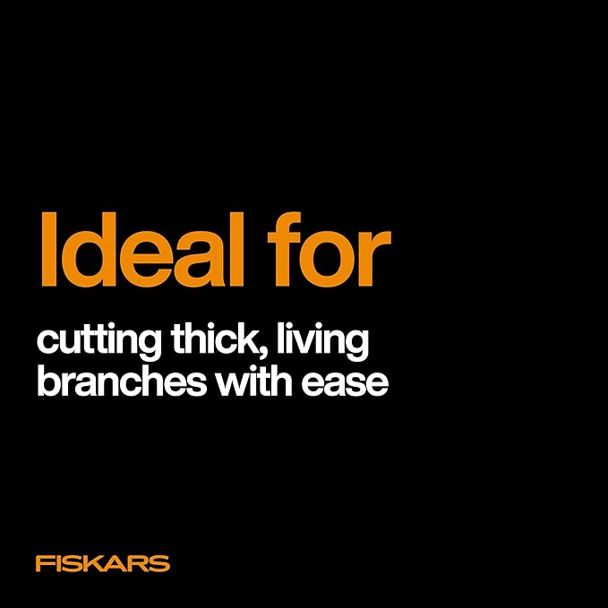 Fiskars 28 Loppers for Tree Trimming Heavy Duty Rust-Resistant Sharp Bypass Steel Blade Loppers Branch Cutter up to 1.5 Diameter Cut Capacity Shock-Absorbing Handle Garden Tools