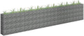 Gabion Raised BedOutdoor Garden Gabion Stone Basket Planter Raised Vegetable BedWire Basket Fencing Patio Decorative Fence for Outdoor Landscape Lawn Galvanized Steel 177.2x11.8x35.4