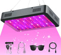 1200W LED Grow Light Full Spectrum Plant Light with Daisy Chain Grow Lights for Indoor Plants Greenhouse Hydroponic Growing Lamps with Veg Bloom Switch