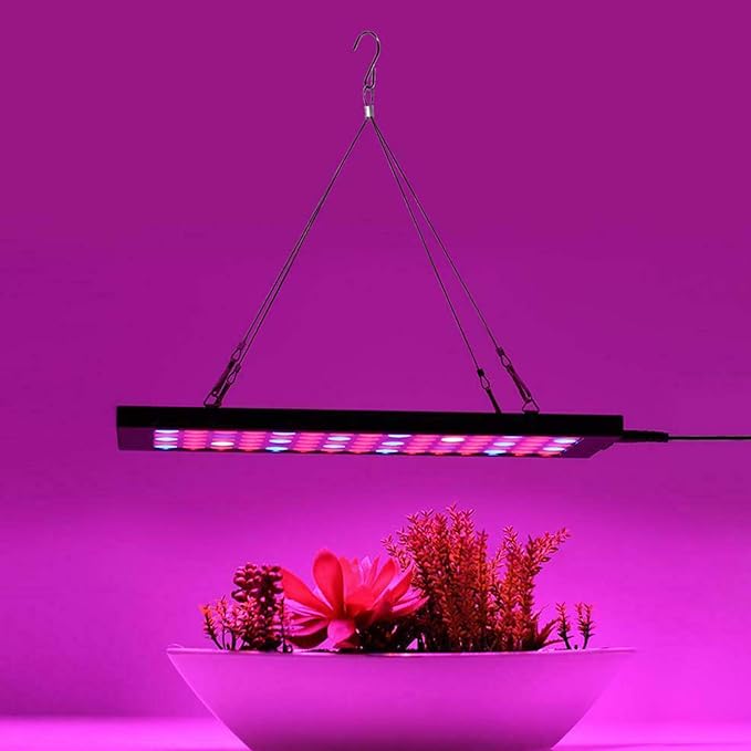 100W LED Plant Grow Light with Red Blue IR Light Full Spectrum Panel Grow Lamp for Seedlings Veg Flower Indoor PlantsSeeding VegetableFlowerSucculentsSeedlings