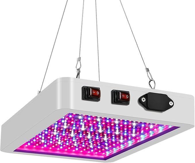Full-Spectrum Plant Growth Light Potted Plant Light Waterproof Dimmable Dual-Mode Plant Light with Adjustable Cord for Hydroponic Indoor Plants Flowering Fruits Grow Lights2000w