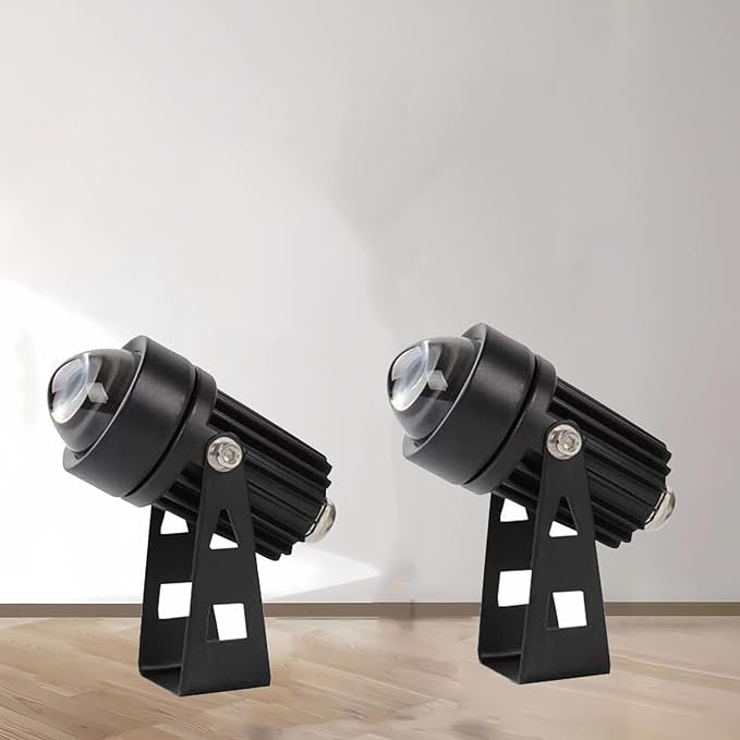 2pcs Led Spot Lights - Led Beam Light 5W Outdoor Wall Lamp Landscape Lighting IP65 Waterproof LED Spotlight Narrow Beam Spotlight for Garden Courtyard Landscape Lighting(Warm White)