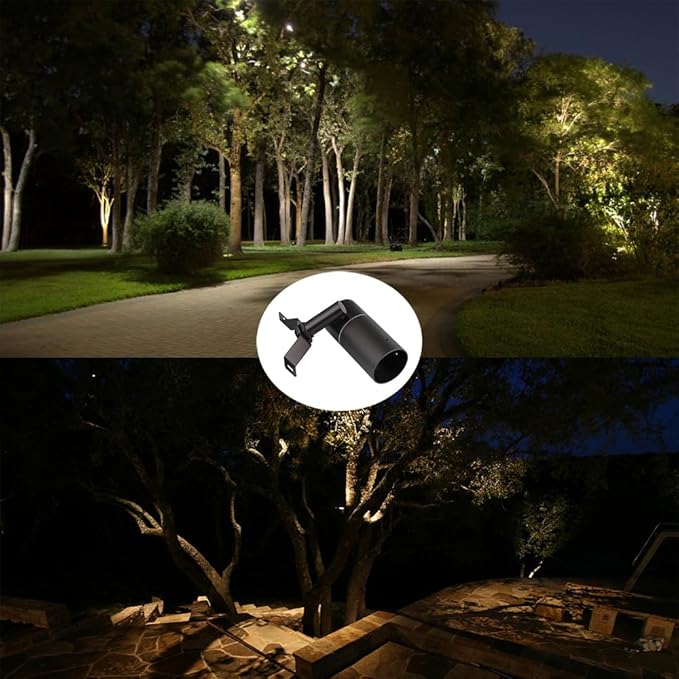 Landscape Lighting MoonlightOutdoor Landscape DownlightsCast Aluminum Low Voltage 12-24 AC/DC Replaceable MR16 LED Bulb Tree Mount Down Light Wall Surface Lights Bronze Finish