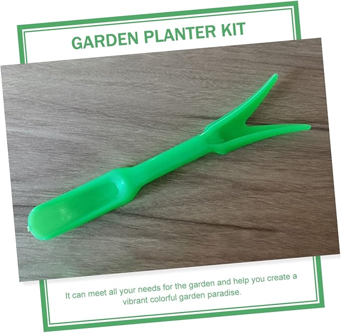 Happyyami 40 Sets Sowing Device Bonsai Planting Tool Potato Fork Succulent Widger Garden Hand Tool Mini Transplanting Tool Soil Scoops Hole Puncher Abs Pearlescent Work Supplies