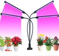 Grow Light80W Clip Growing Lamp 9 Dimmable Level Full Spectrum LED Grow Light with Auto OnOff 3912H Timer Adjustable Gooseneck 3 Switch Modes Plant Light for Indoor Plants 4 Heads