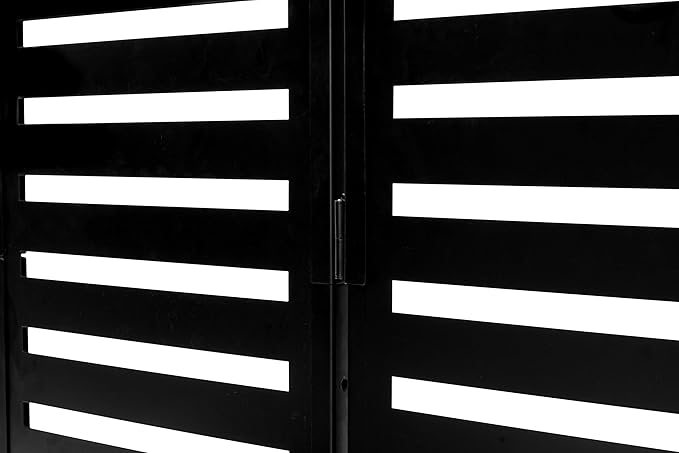 Privacy Screen with Planter Box 3-Panel Outdoor Privacy Planters Freestanding Room Divider with Self-Draining Raised Garden Beds &amp Trellis Metal Garden Fence Panel for Patio Deck Yard