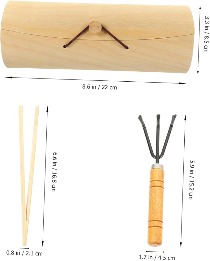 Portable Garden Tools Set Resistant Gardening Hand Tools for Digging Transplanting and Soil Loosening Lightweight Indoor and Outdoor Planting Kit