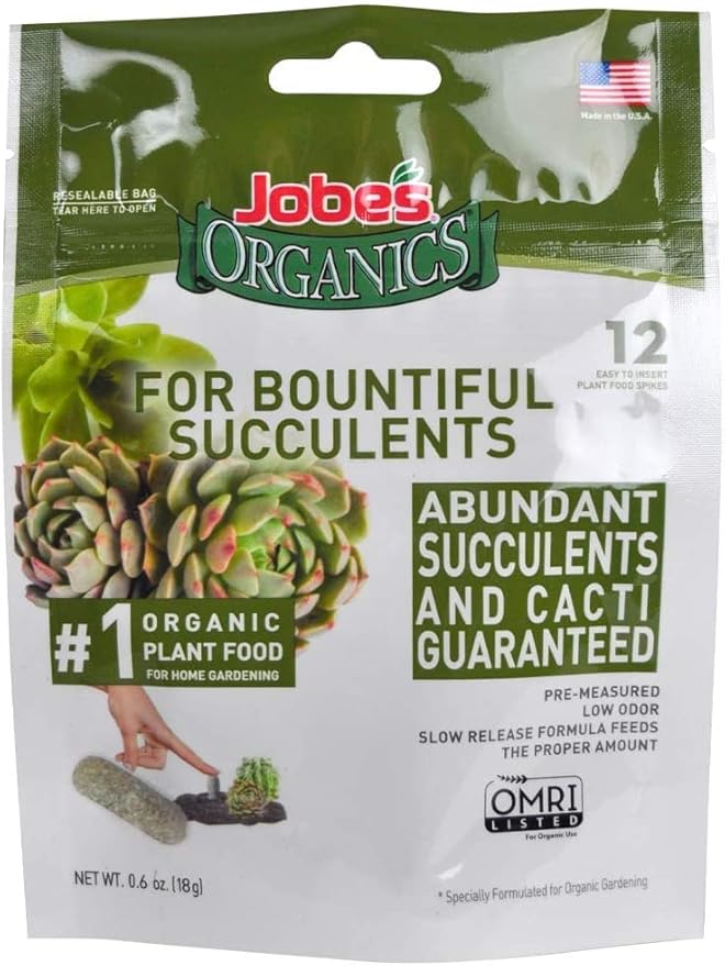 Organic Succulent Plant Spike 2-8-8 Formula 12-Pk.