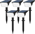 T-SUNUS Halloween Solar Spotlights Cold White 6000K IP65 Waterproof 2-in-1 Outdoor Landscape Spot Lights Garden Light for Flag Christmas Tree Yard Driveway Porch Walkway Patio Statue Graveyard 6 Pack
