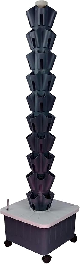 Hydroponics Growing SystemHydroponic System 8 Layer/10 Layer/12 Layer Home Balcony Yard for Planting Various Leafy Vegetables Flowers (Color:A1Size:12 Layer)