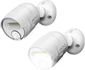 Rechargeable Battery Operated Motion Sensor Light4000mAh Battery Powered Spotlight 600 Lumen Outdoor IP65 Waterproof for PorchYardWallGarden