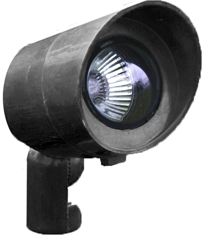 FG132-B Fiberglass Hooded Spot Light 20W Mr-16 Black Finish