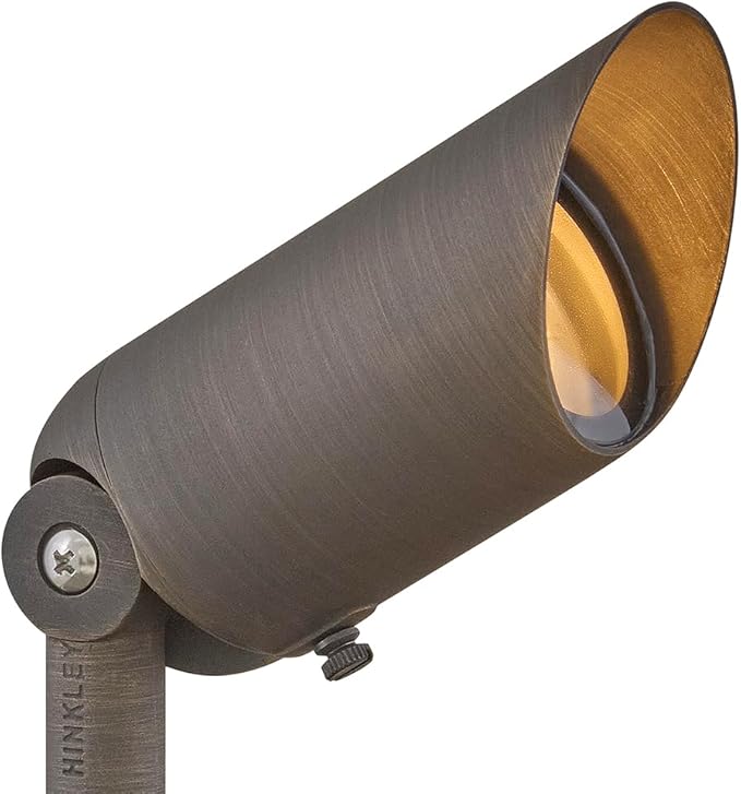 Hinkley Landscape Lighting Hardy Island Spot Light 4w MR16 LED Blub Included 12v Matte Bronze Clear Lens