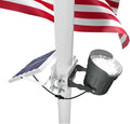 Ofuray Solar Flag Pole Light 3In1 Design Brightest Flag Pole Light Solar Powered 2 Brightness American Flag Coverage Led Solar Lights Outdoor Dusk to Dawn fit 1-4 Flagpole for House Inground