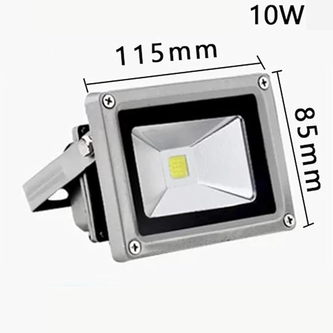 Outdoor Spotlight Ground Floodlight 220V Low Voltage Led Beam Light IP65 Waterproof Landscape Tree Light for Garden Patio Pathway Construction SearchlightWarm White 10W