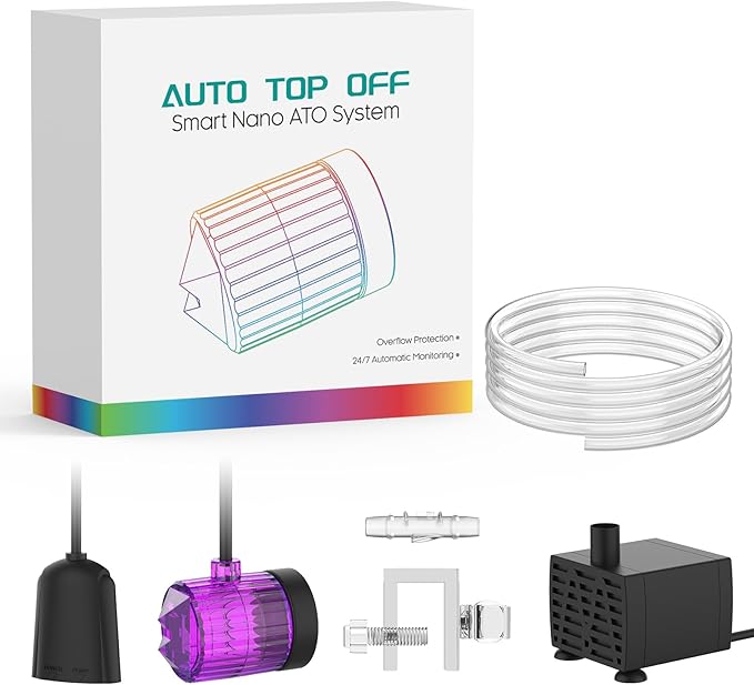 Auto Top Off System ATO Saltwater AquariumWater Top Off System for AquariumReef Tank＆Fish Tank- Purple