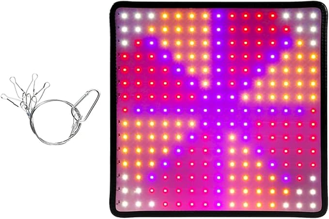 LED Grow Light 3x3 Ft Coverage Dimmable Plant Grow Light Full Spectrum Flower Seeds Hydroponics Cultivation Lamp for Indoor Plants Seeding Veg &amp BloomC