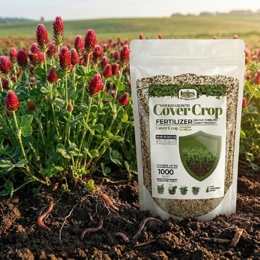 Old Cobblers Farm™ Wicked Growth Cover Crops Fertilizer – Enhances Soil Quality and Supports a Healthy Soil Balance for Thriving Growth Between Plantings (5 lbs | 10 lbs | 15 lbs | 20 lbs) (5 lbs)