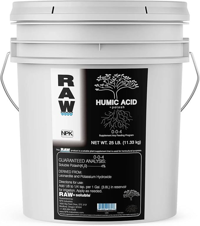 RAW Humic Acid for Plants and General Garden use