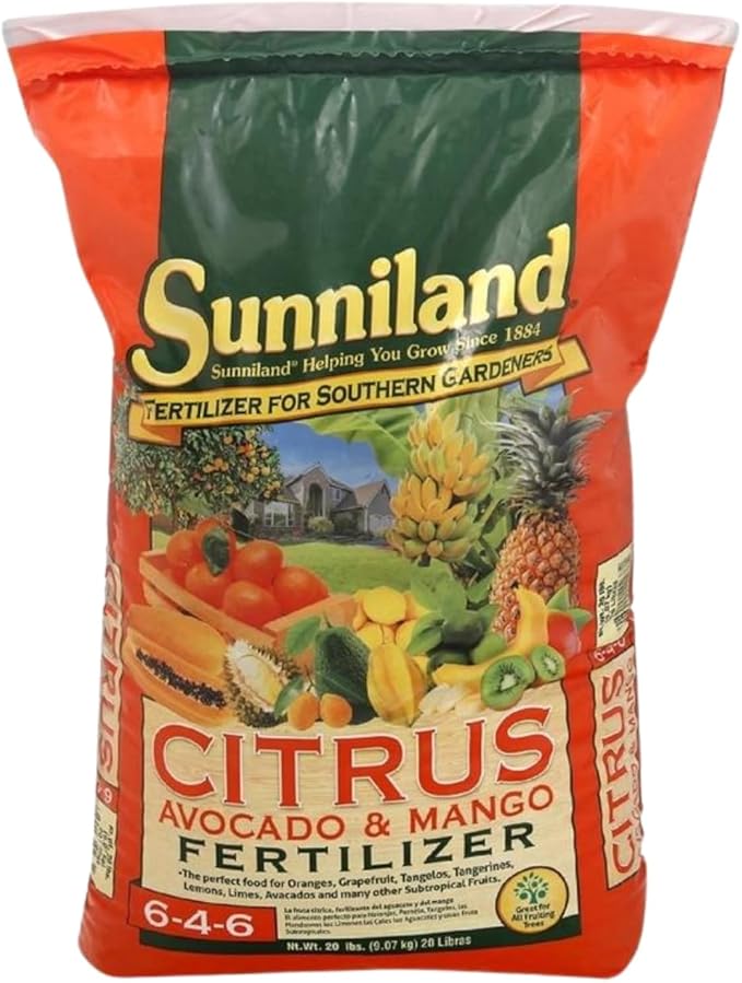Avocado and Mango 6-4-6 Plant Fertilizer – 20 lb Bag – Granular Plant Food for Avocado Mango &amp Citrus Trees – Supports Steady Growth &amp Seasonal Feeding – Balanced 6-4-6 Garden Formula