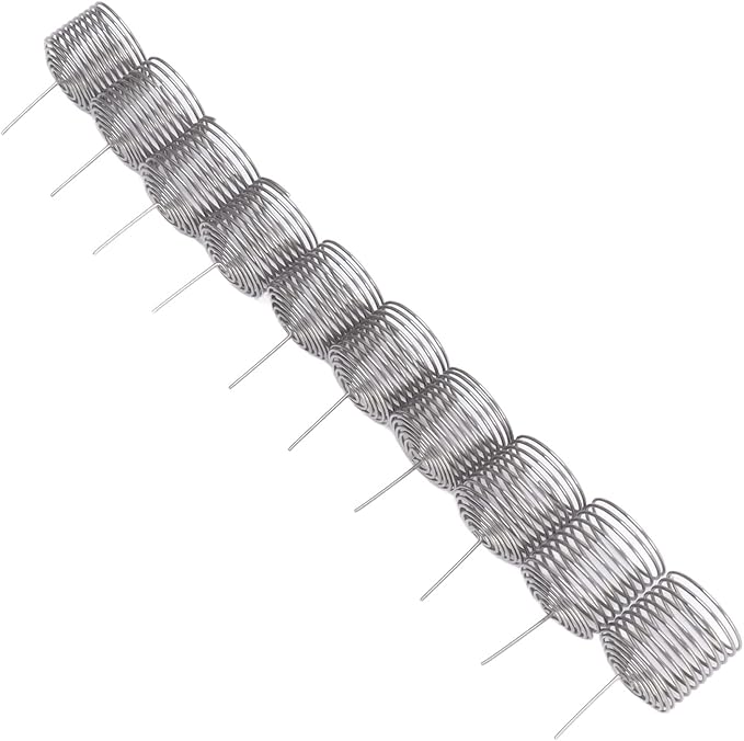 100PCS Stainless Steel Fertilizer Mesh Basket | Column Shape Nutrition Box for Garden/Nursery/Farm | Slow - Release Plant Food Container | Tip Head Design for Easy Insertion (S M L XL XXL)