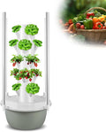 Herb Tower Hydroponic Green Kit Hydroponics Systems - Indoor and Outdoor Hydroponics Growing System for Indoor Garden - Grow Herbs Fruits &amp Vegetables C(20Pots)