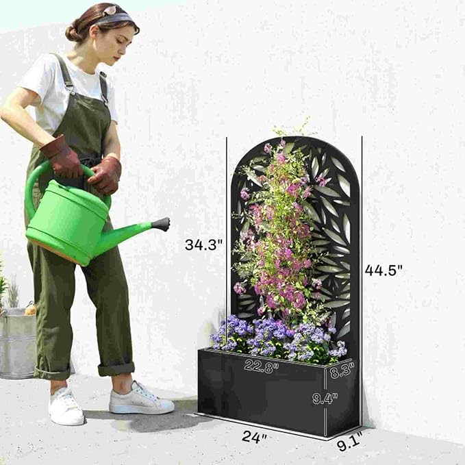 Curved Raised Garden Bed High-Capacity Planter for Maximum Edge Planting - Generous Garden Box Design Creates More Growing Space &amp Easier Access for Urban Gardens and Small Yards