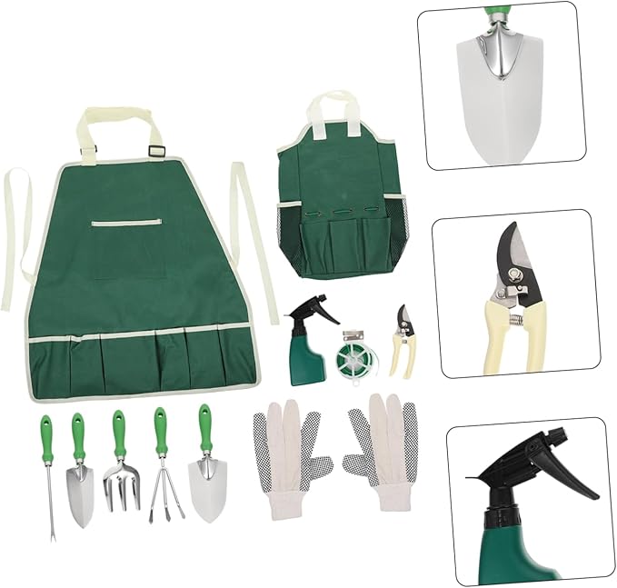11pcs Garden Tool Set for Women Set Planting Shovel Weeding Tool Rake Compact for Outdoor Use
