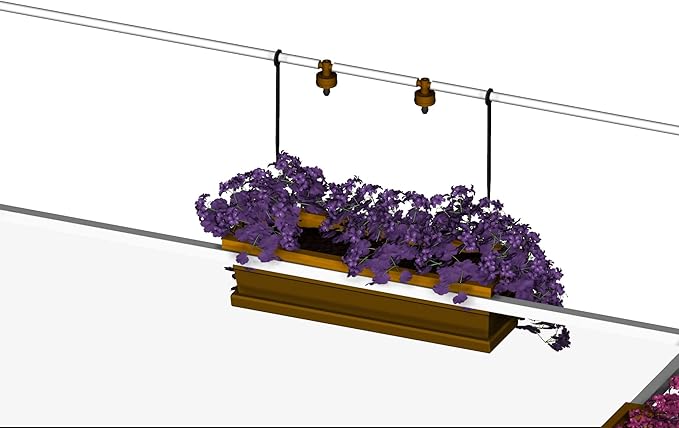 Galcon Balcony kit 9001BT Bluetooth Irrigation for Containers and Hanging Flowers Baskets Automatic Plant Watering System for Patio Balconies Hydroponics &amp Roof Plants Water Saving Drip-Feed