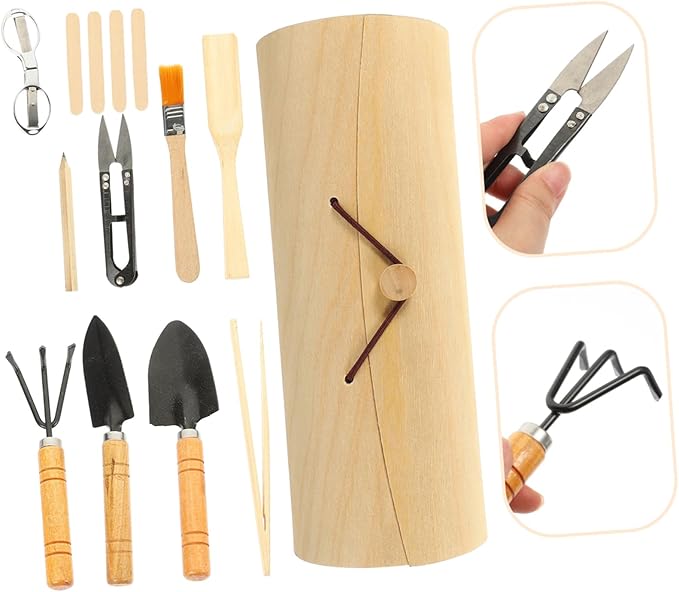 VICASKY Comprehensive 14-Piece Garden Tool Set Multi-Function Tools for Planting Weeding Trimming Ideal for Gardeners