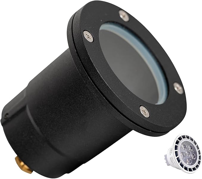 LED Spot Lights Outdoor Landscape Lighting Well Lights 178 - Aluminum In Ground Light with 7W LED Bulb Security Landscape Lights for Long Lasting Home Garden Low Voltage Lighting Deck Lighting