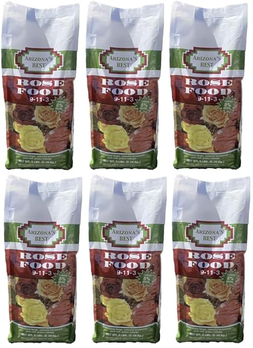 Arizona's Best AZB10072 5 Lb 9-11-3 Rose Food Fertilizer - Pack of (6)