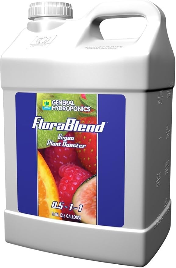 General Hydroponics Flora Blend for Gardening 2.5-Gallon