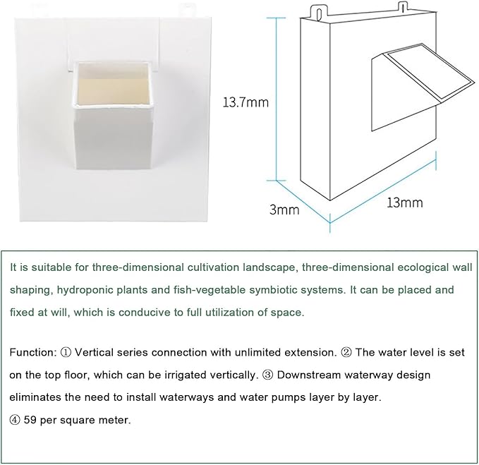 Hydroponic Growing Tower Vertical Planter Tower Hydroponics Growing System Kit for Fruits Vegetables Herbs and Miniature Greens(Medium)