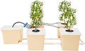 Hydroponics Grow System with 4W Submerged Pump &amp 5 * 11L/2.91gallon Bucket Deep Water Culture Top Drip Recirculating System
