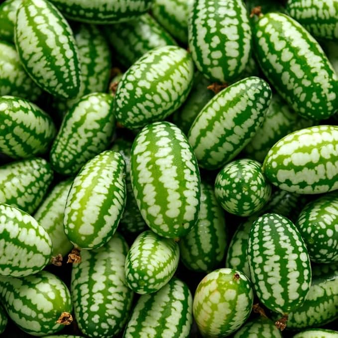 Cucamelon Plant 4 Inch Pot Mini Cucumber Plants Potted 4 to 8 Inch Tall Seedlings for Planting Garden