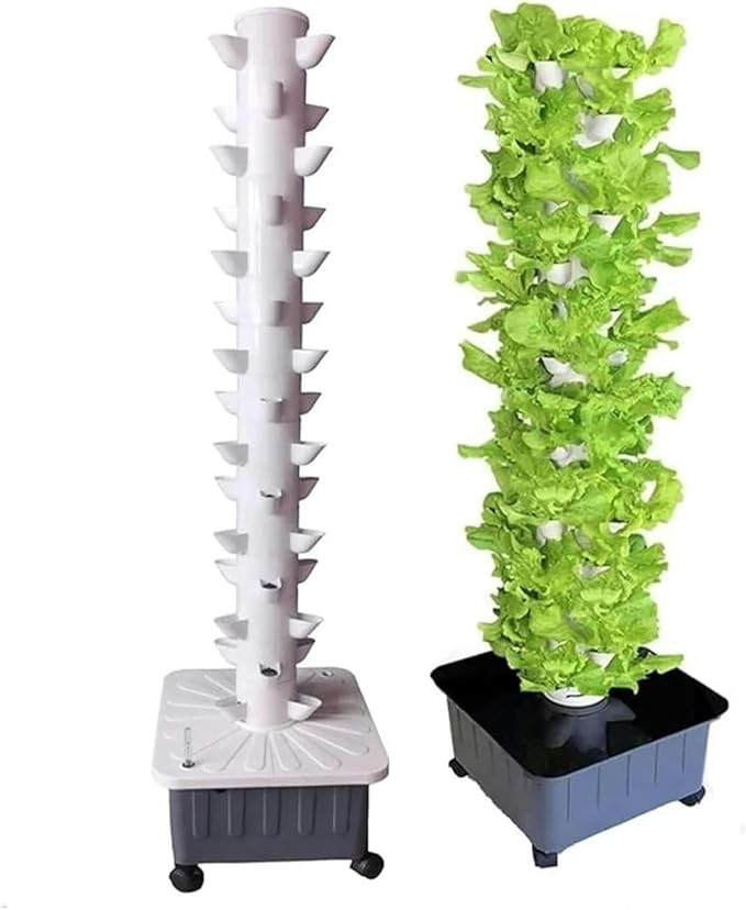 Hydroponic Kits Smart Hydroponic Growing System - Indoor Garden Tower Kit for Fresh Herbs &amp Vegetables Beginner Hydroponics System