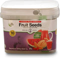 Survival Storage Fruit Seeds - 10 Varieties - Over 2000 Non-GMO Melon Berry &amp Pumpkin Seeds - Non-Hybrid Open Pollinated - Long Shelf Life Emergency Seed Vault