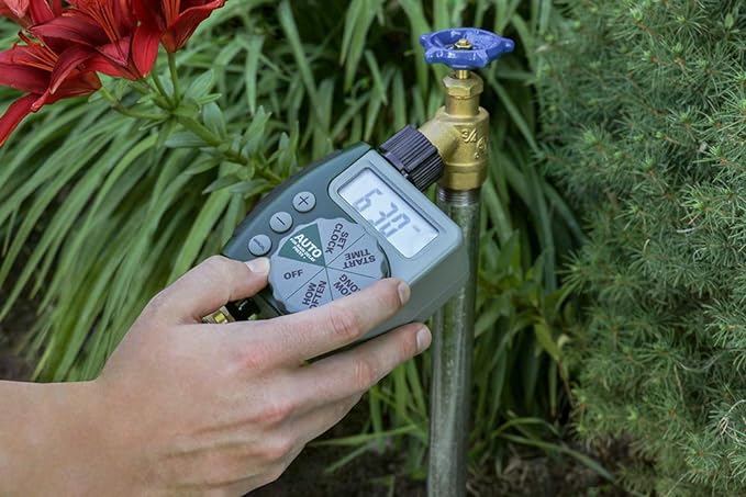 Orbit 61014 Automatic Garden Box Irrigation System - Complete 64 Sq Ft Coverage Kit with Digital Hose Timer &amp Quick-Connects