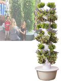 Tower Garden Hydroponics Growing SystemHydroponics Growing Tower20-36-Plant Sites Vertical Garden Planter with Hydrating Pump Adapter TimerPlanting Cotton9th Floor
