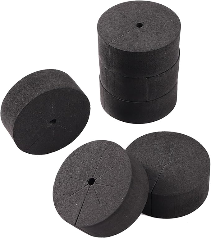 10pcs 4.8cm Black Hydroponic Planting Cotton for Hydroponics System Garden Root Planting Supplies