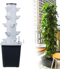 Vertical Tower Planters Hydroponics Tower Garden Hydroponic Growing System Plant Hydroponics Tower Strawberry and Vegetable Planting Equipment25holes