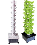 DIY Vertical Hydroponic Planters Balcony Soilless Culture Tower Planter Hydroponic Growing System Vegetable Planting Equipment