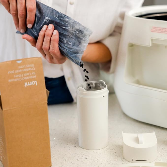 Lomi Pods and Filters | Made in The USA and North America | Keeps Your Kitchen Fresh and Turns Your Food Scraps into Nutrient-Rich Plant Food (Pods and Filters 45 Cycles)