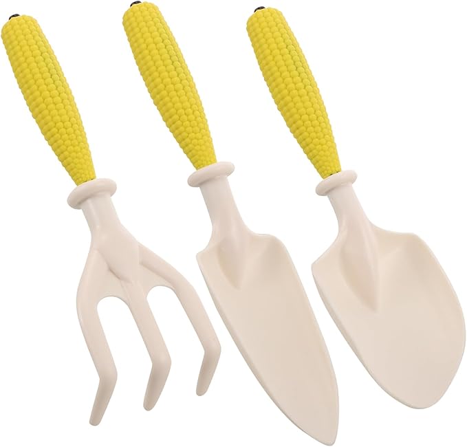 Garden Trowel and Soil Digging Shovel Set with Hand Rake Small Gardening Tool Kit for Soil Loosening and Planting Sturdy Plastic Construction Suitable for Garden Beds