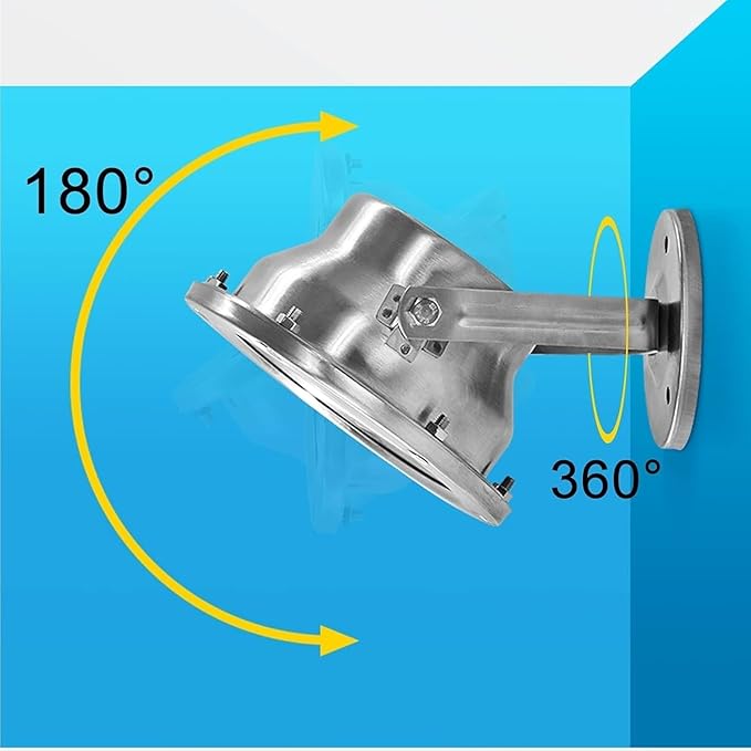 Underwater Light - 12V LED Beam Spotlight Underwater Pond Spotlight Low Voltage Fountain Lighting LED Waterproof IP68 Stainless Steel Underwater Light for Pool Fountain Pond(Warm White15W(12v))
