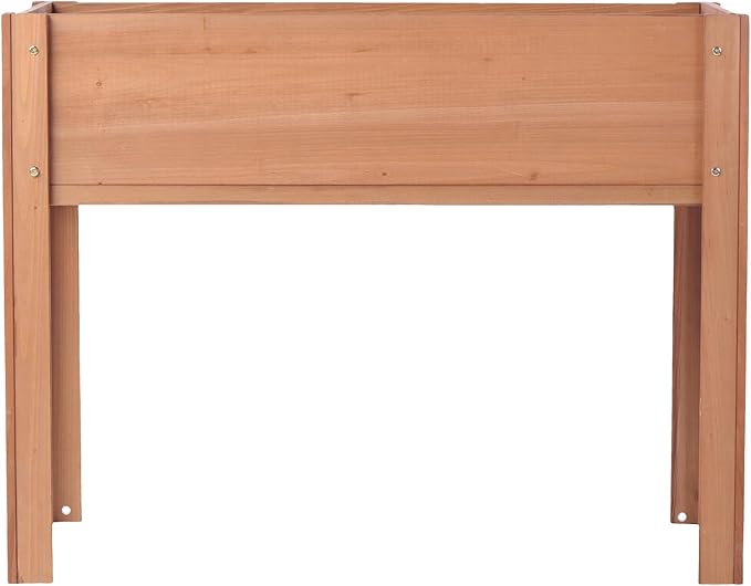 Raised Garden Bed with Legs Elevated Wooden Planter Box for Outdoor Plants Flowers Fruits Vegetable Herb Growing